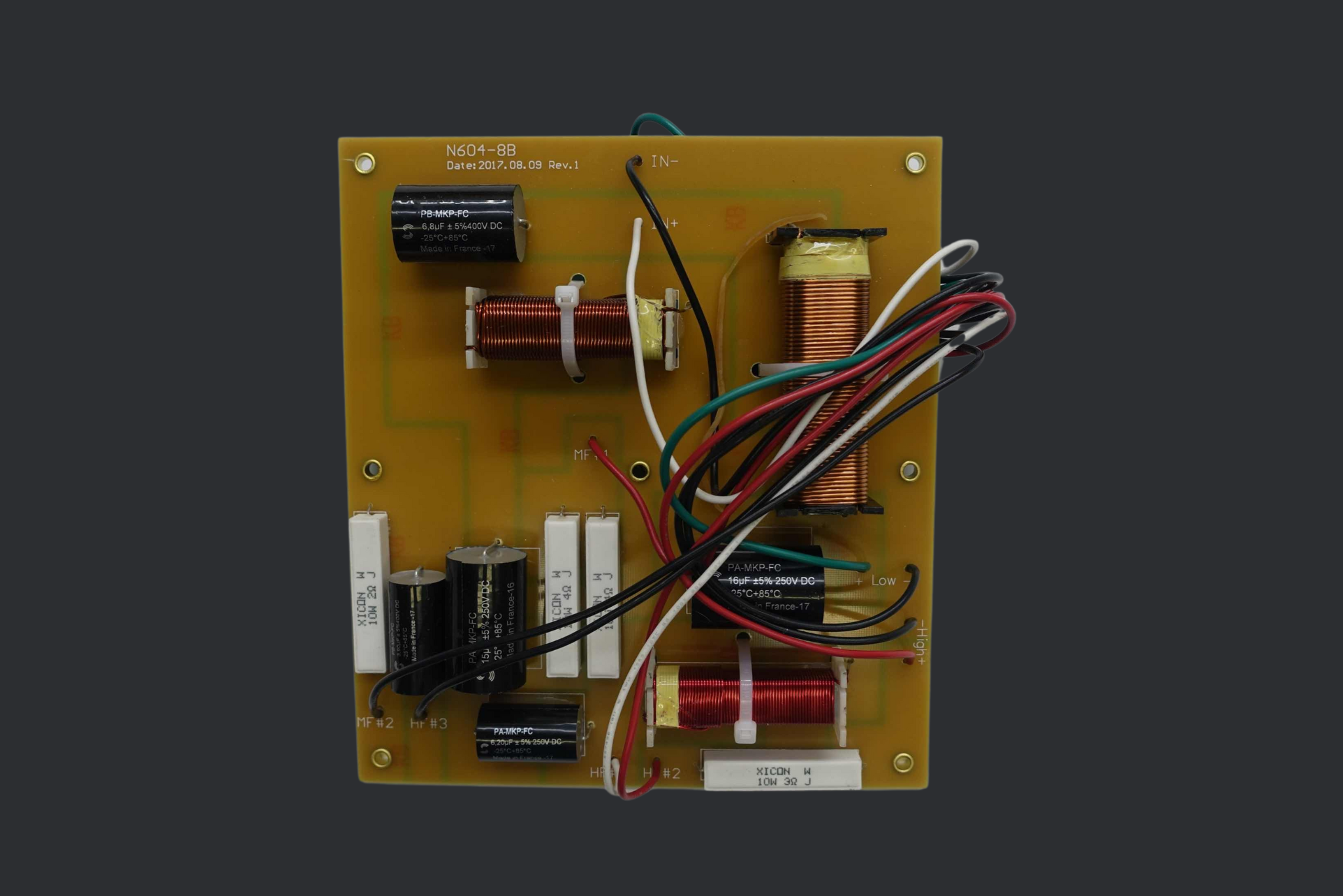 N1200-8C Crossover -8 ohms (EACH) – Great Plains Acoustics N1200-8C Crossover -8 ohms (EACH) – Great Plains Acoustics
